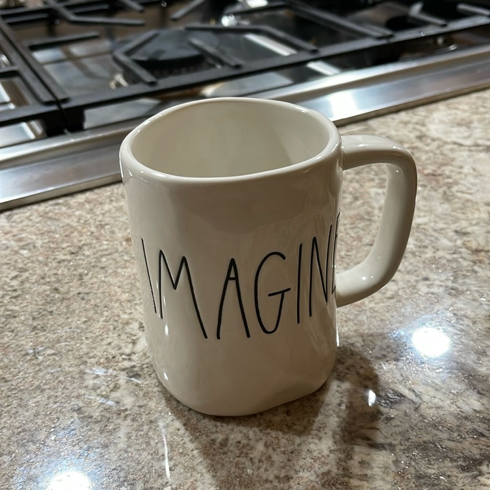Rae Dunn “Imagine” coffee cup